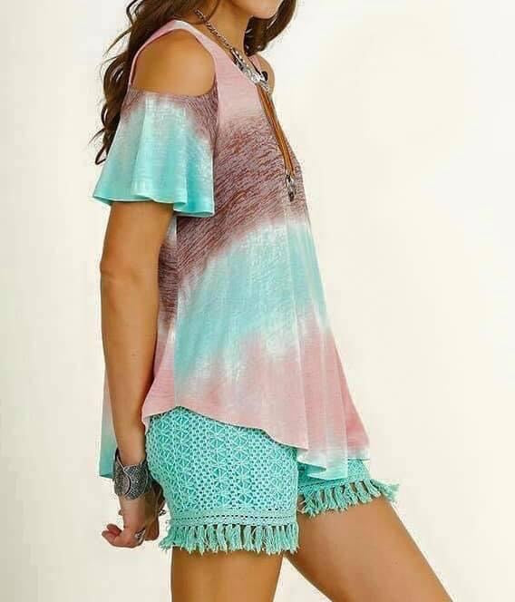 Tie Dye Ombre Top